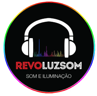 Logo Revoluzsom Som e Iluminação Itupeva